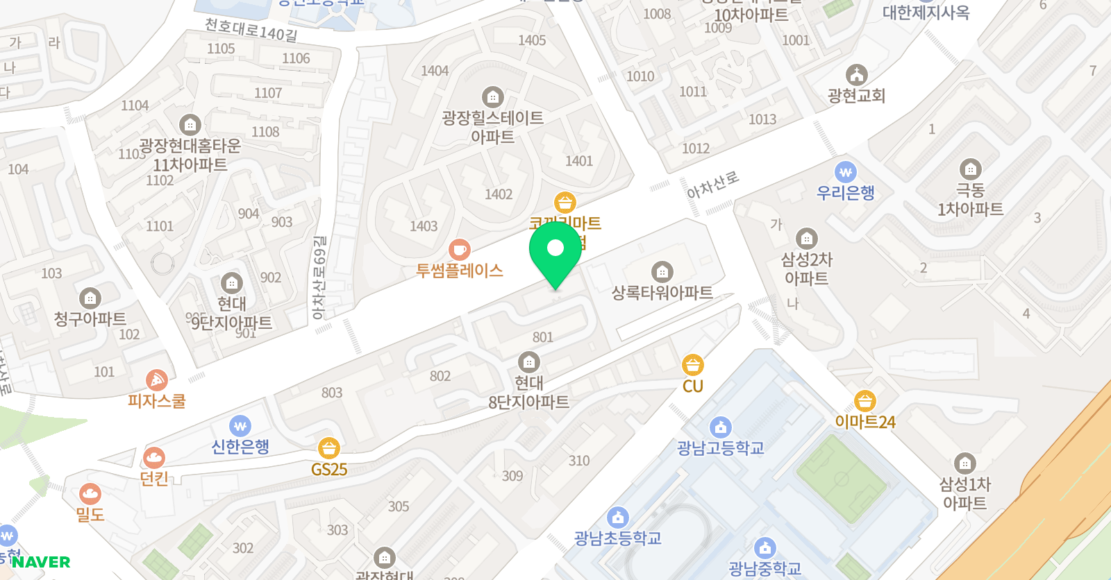 노마드아트 미술학원 위치