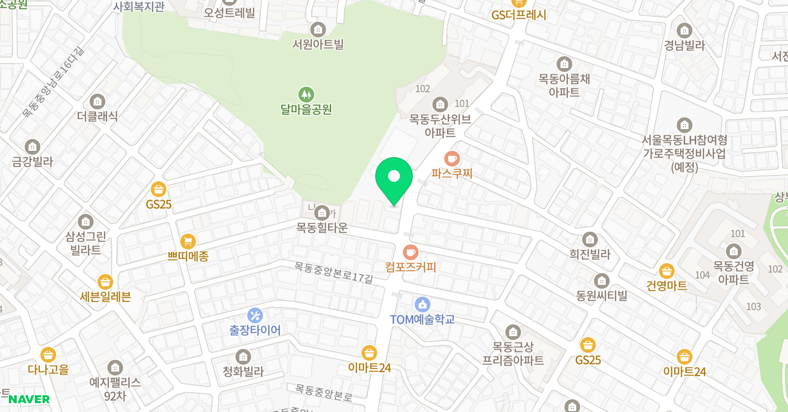 코크니짐 위치