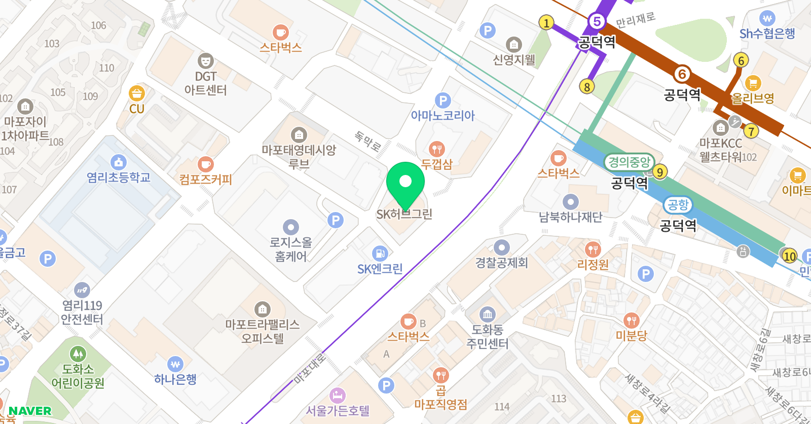 와이즈만 영재교육 마포센터 위치