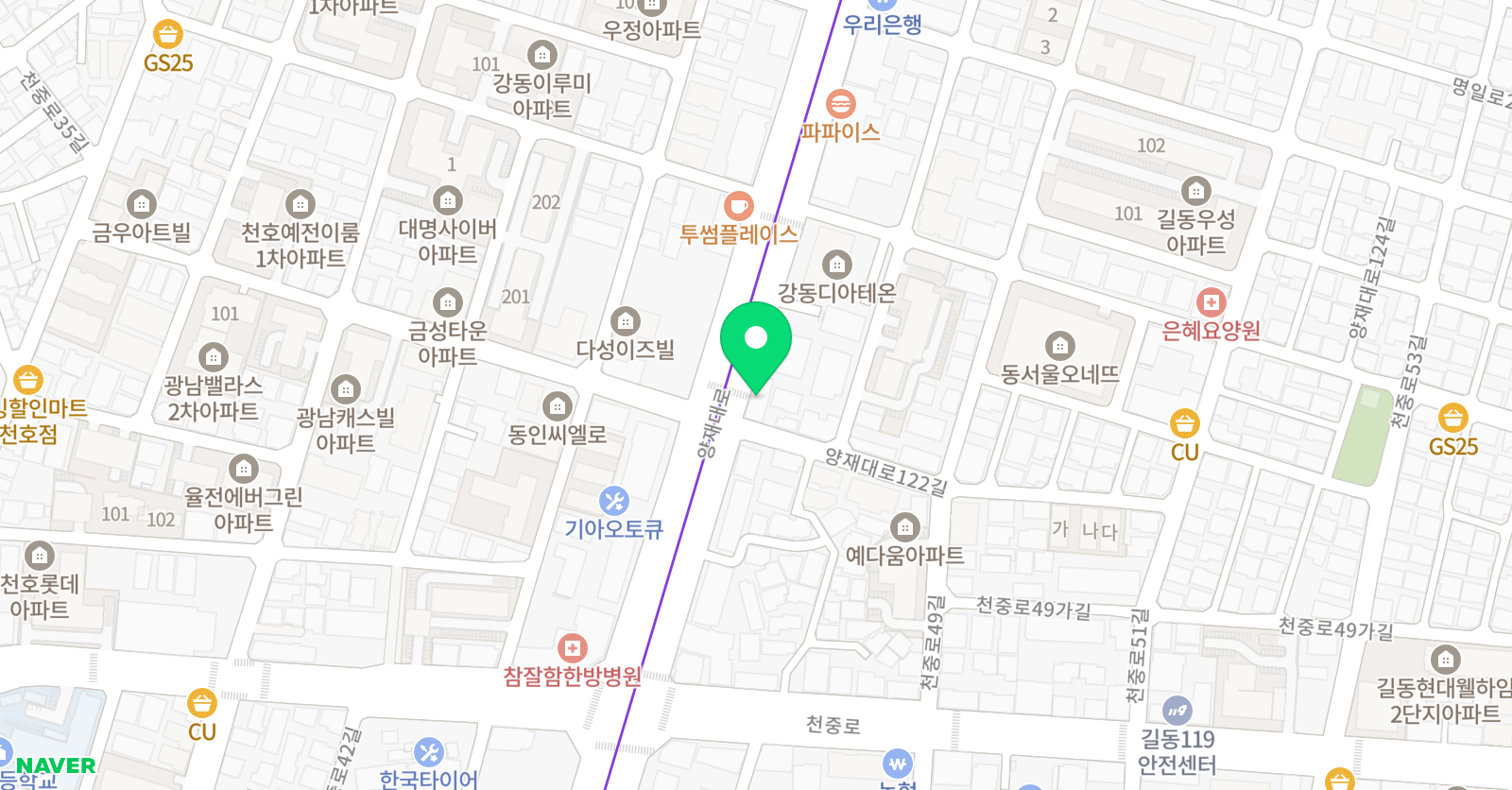 TMS 음악학원 위치