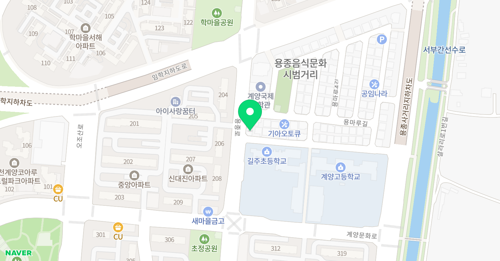 G퍼스트 영어전문학원 위치