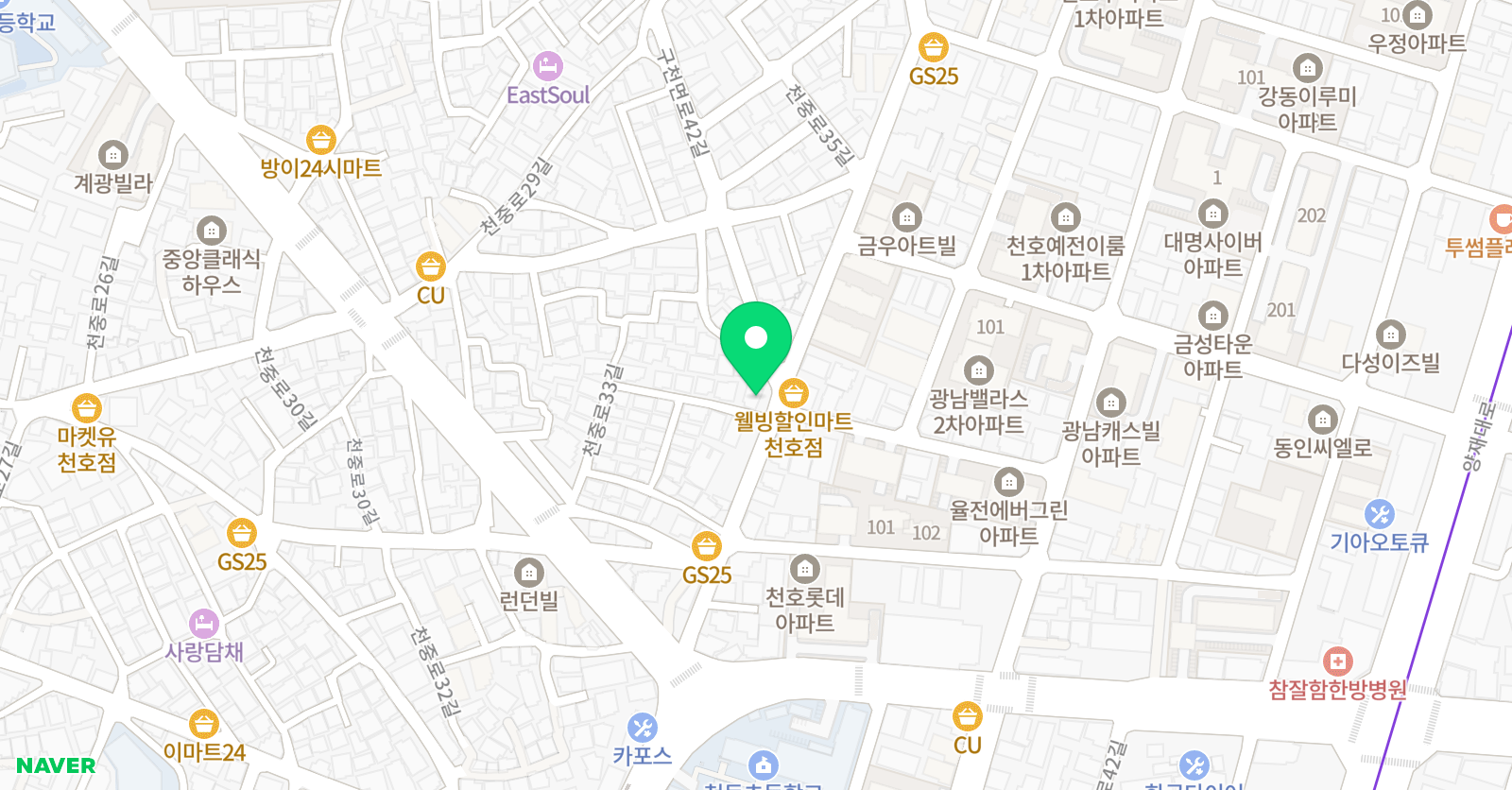 시온 음악학원 위치