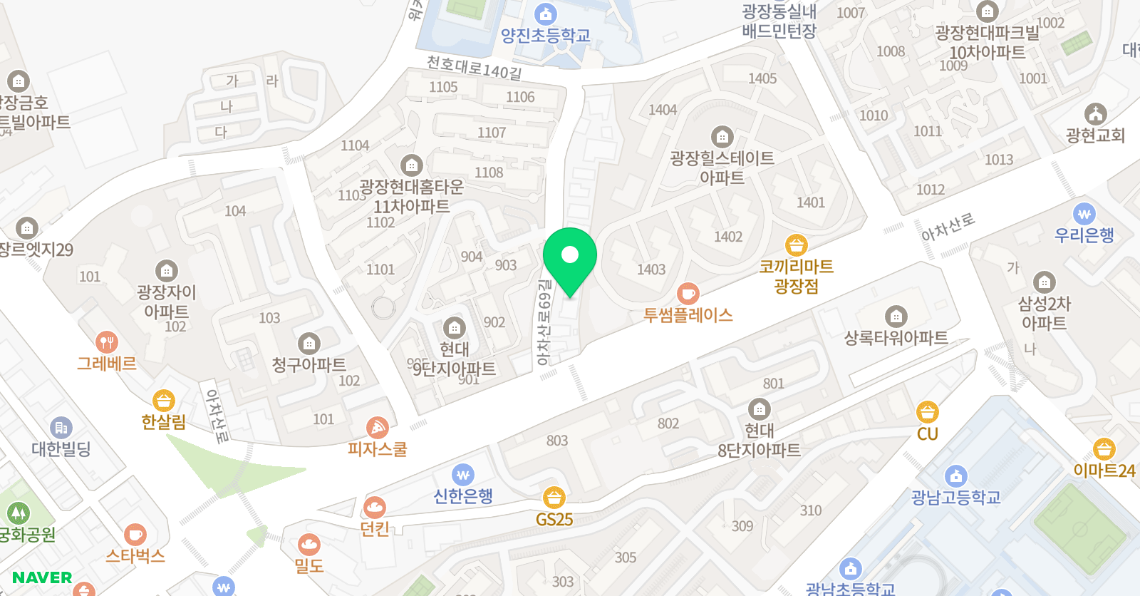 경희대최강MTA 태권도 서울광장점 위치