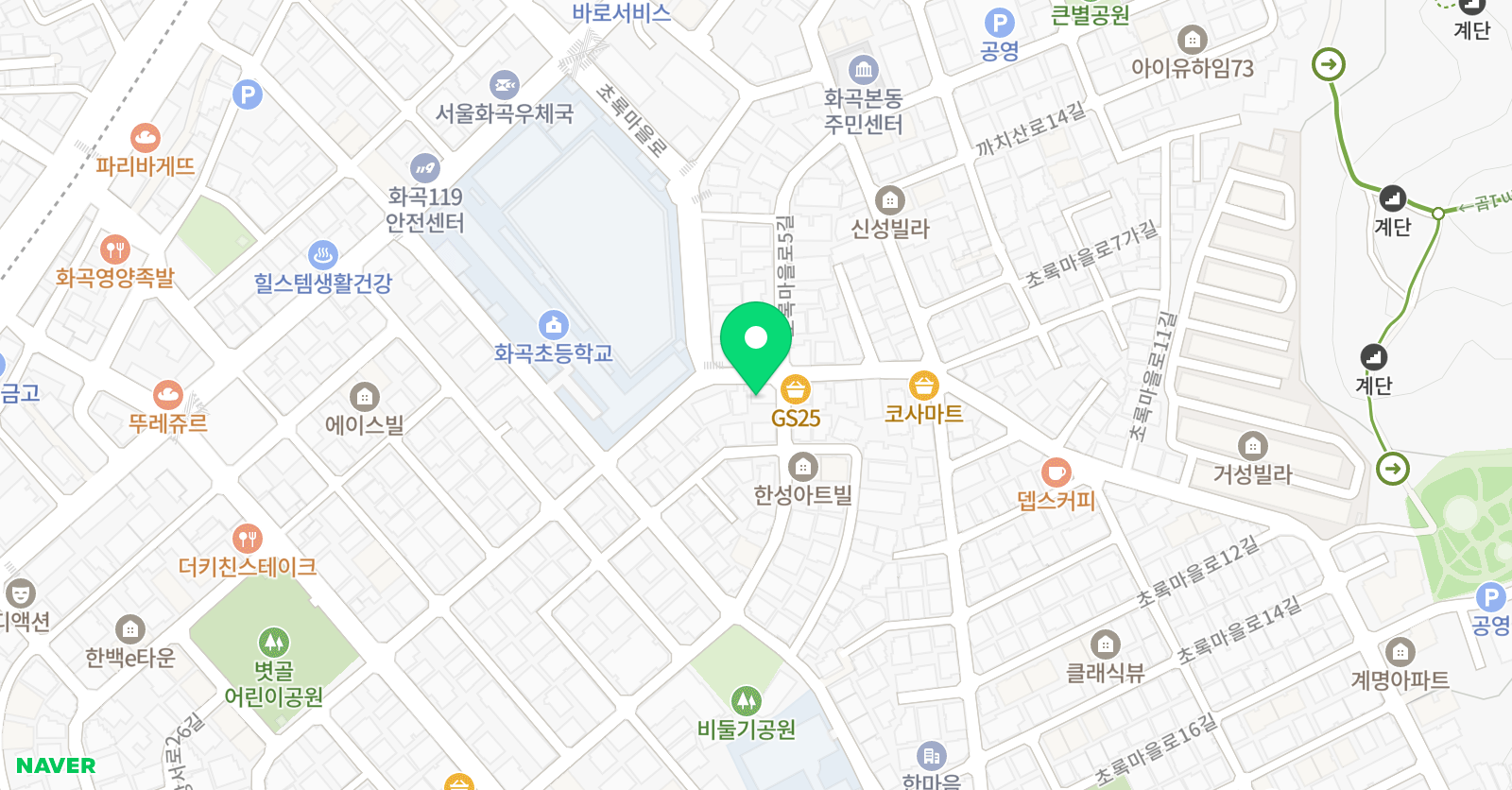 신글맥 학원1관 위치
