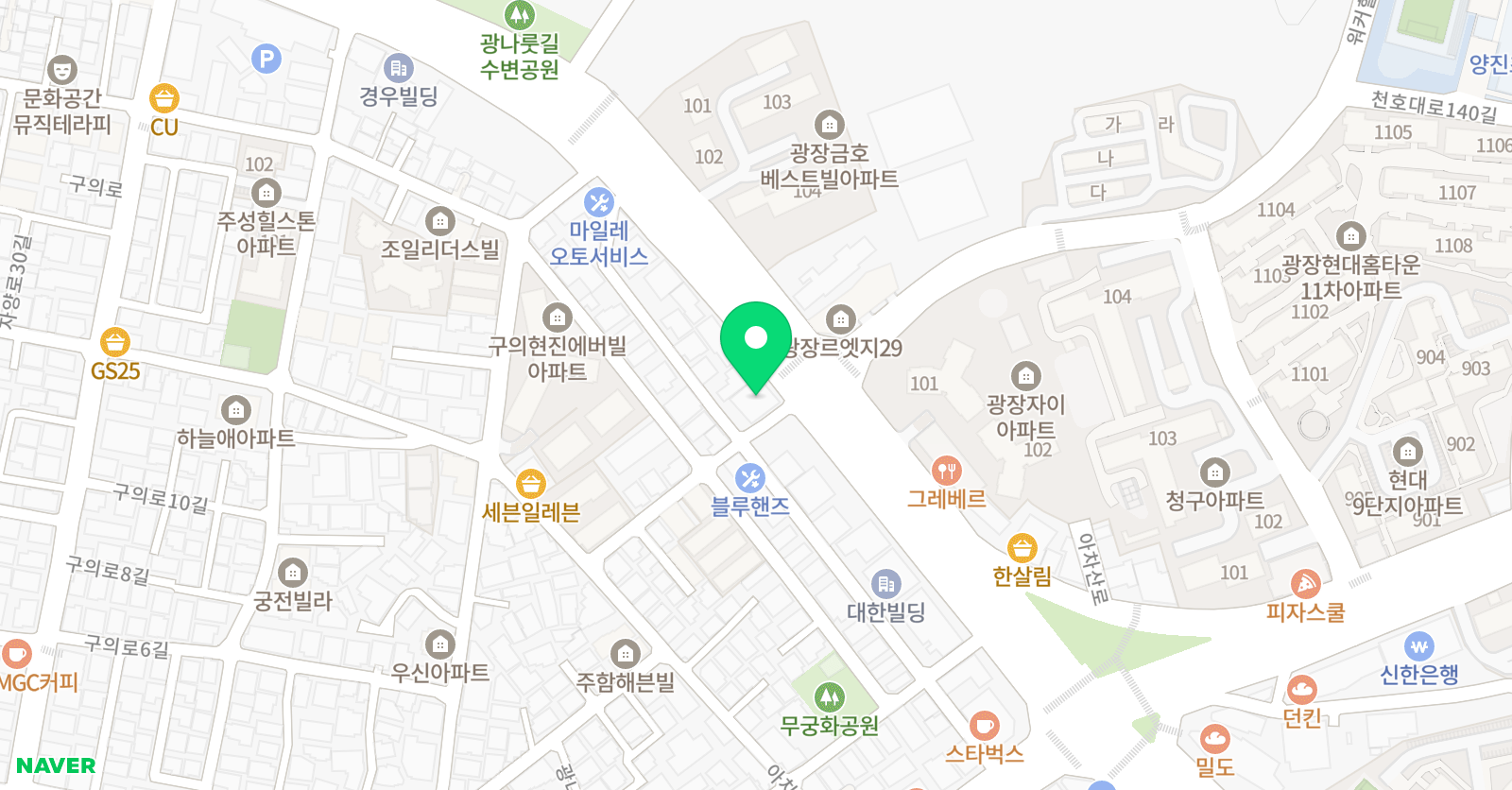 에이피아트센터 미술학원 위치
