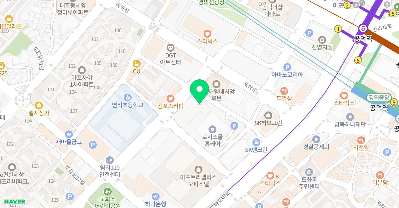 애플씨드 미술학원 위치