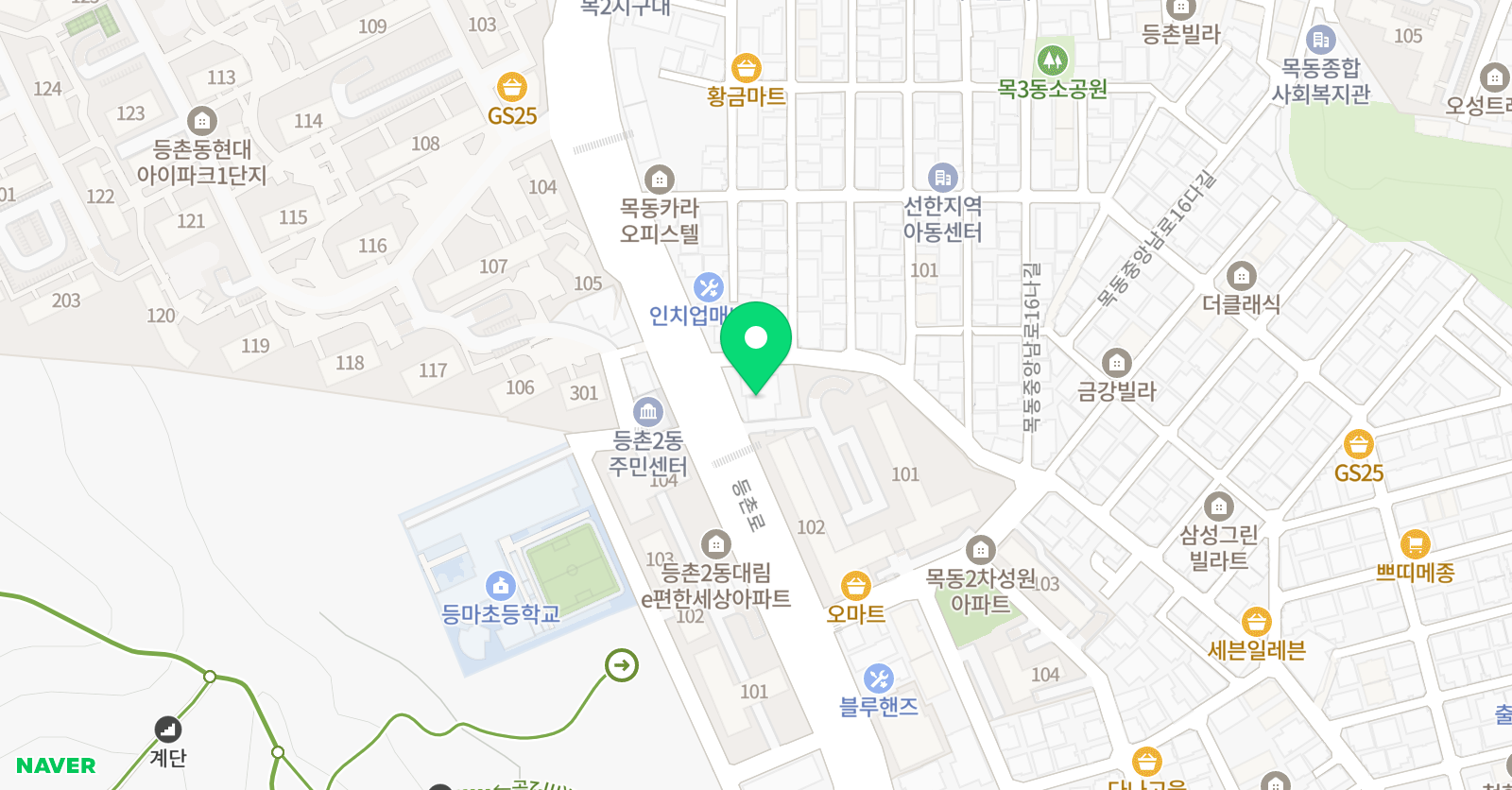 플레이팩토 등마 뉴스터디 수학학원 위치