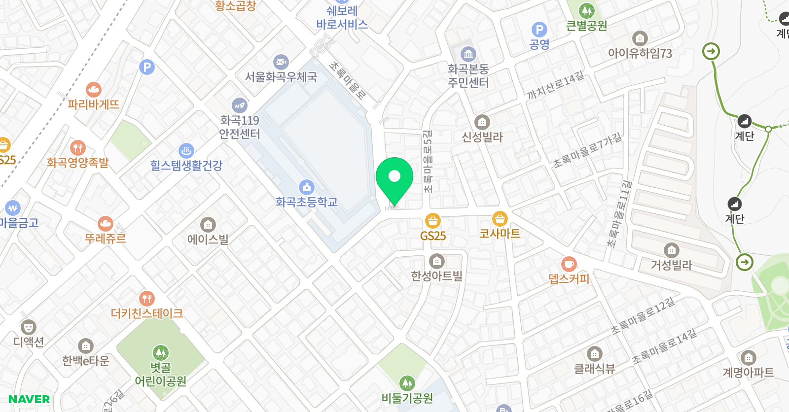 킹스 영어 위치
