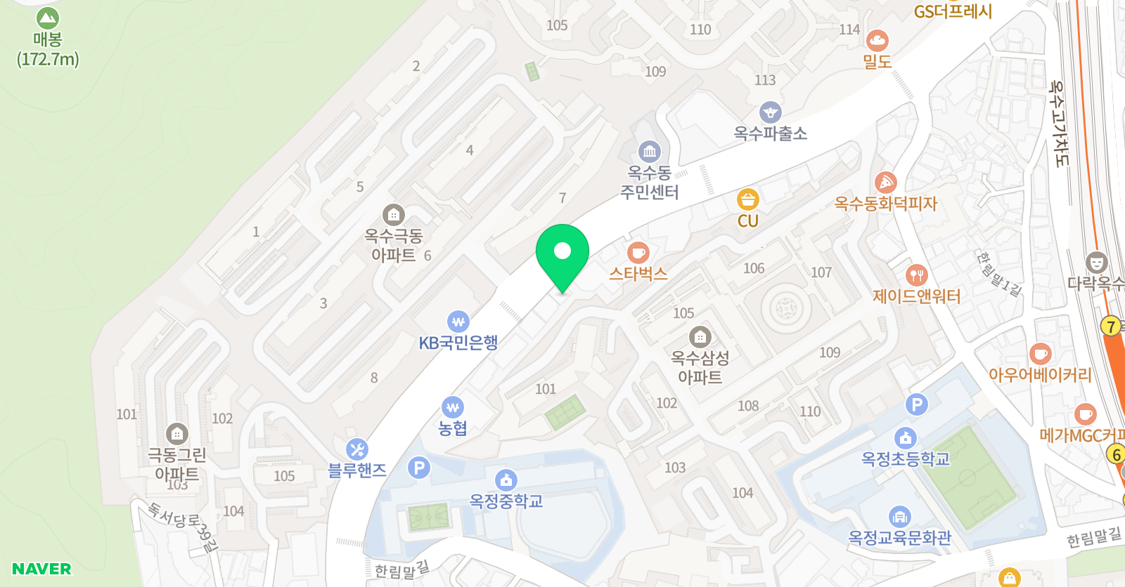 앨리제니 영어학원 위치