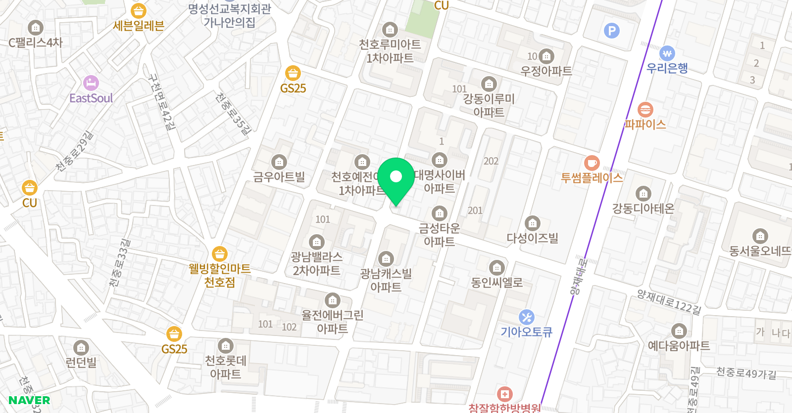 SH 수학 위치