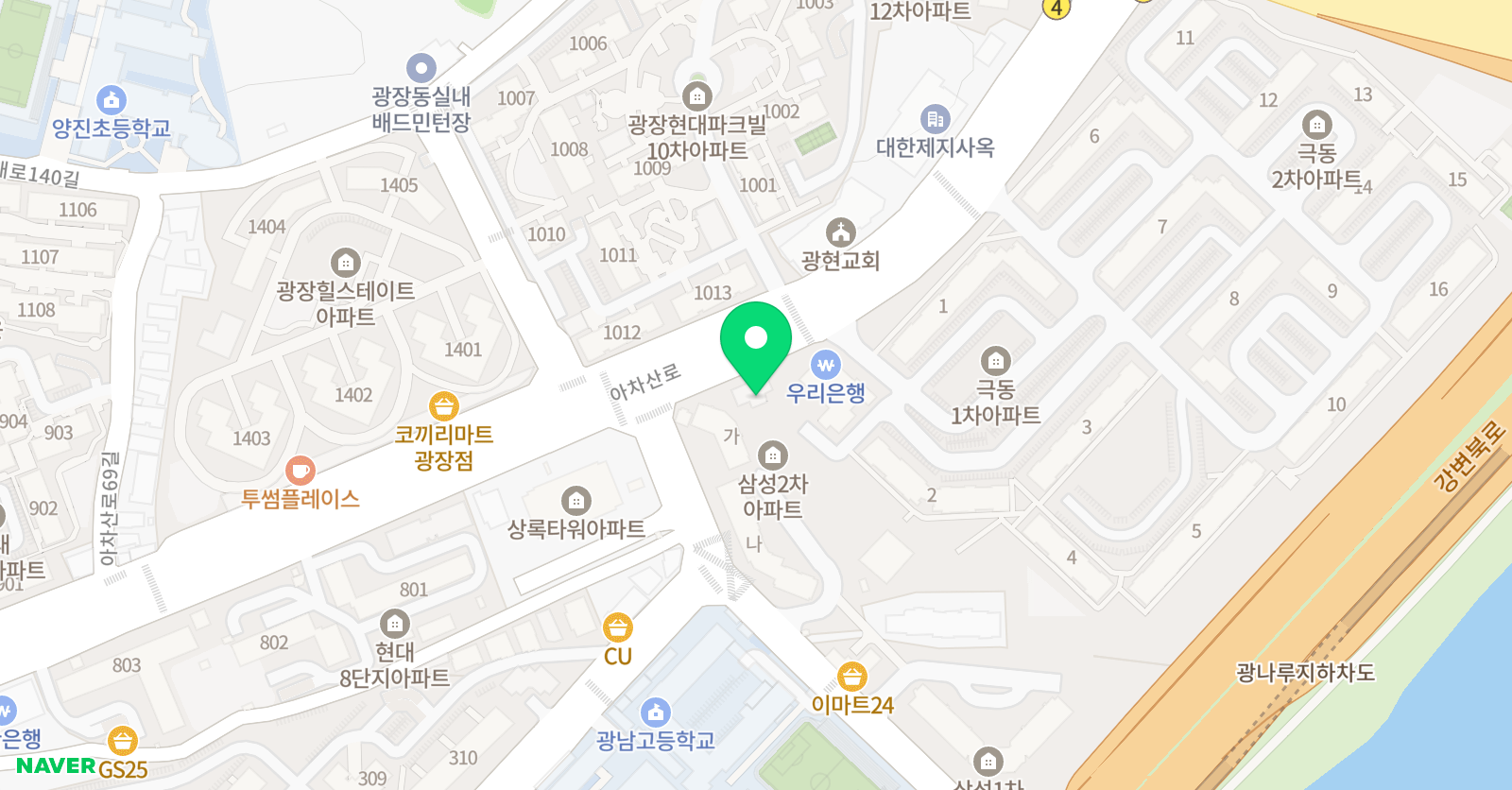 보성 태권도 위치