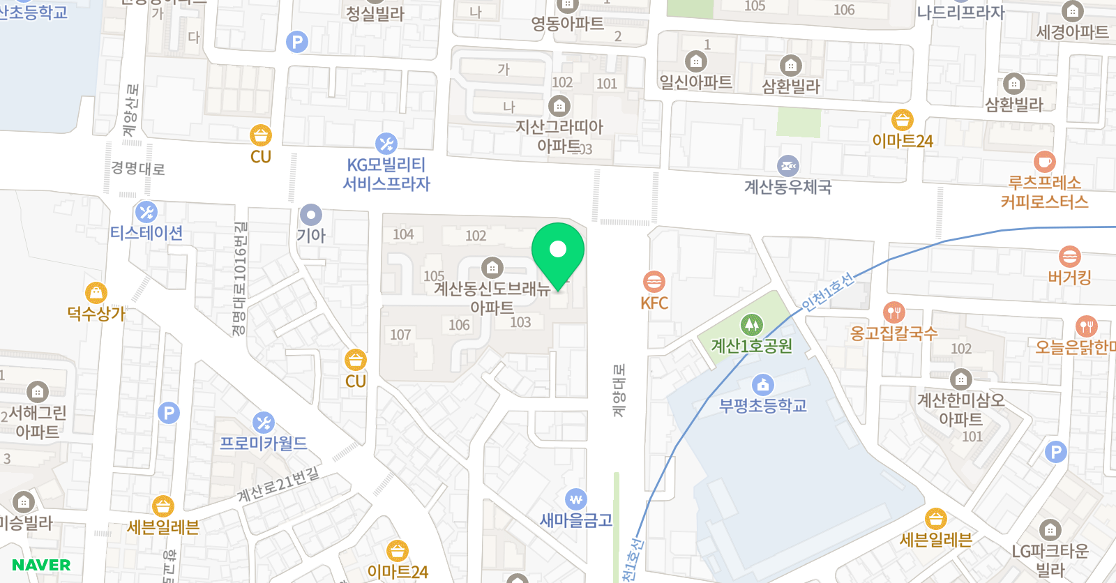 나엘 음악학원 위치