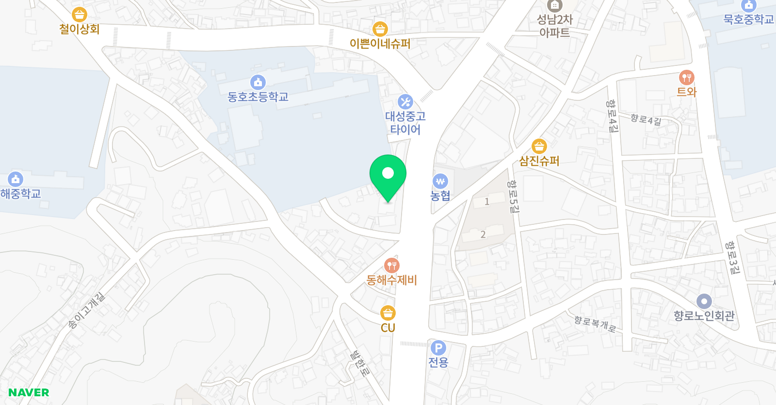 한국체대화랑 태권도장 위치
