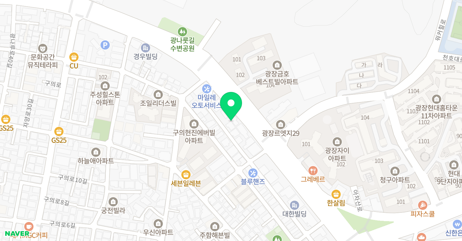 수캠프 수학학원 위치