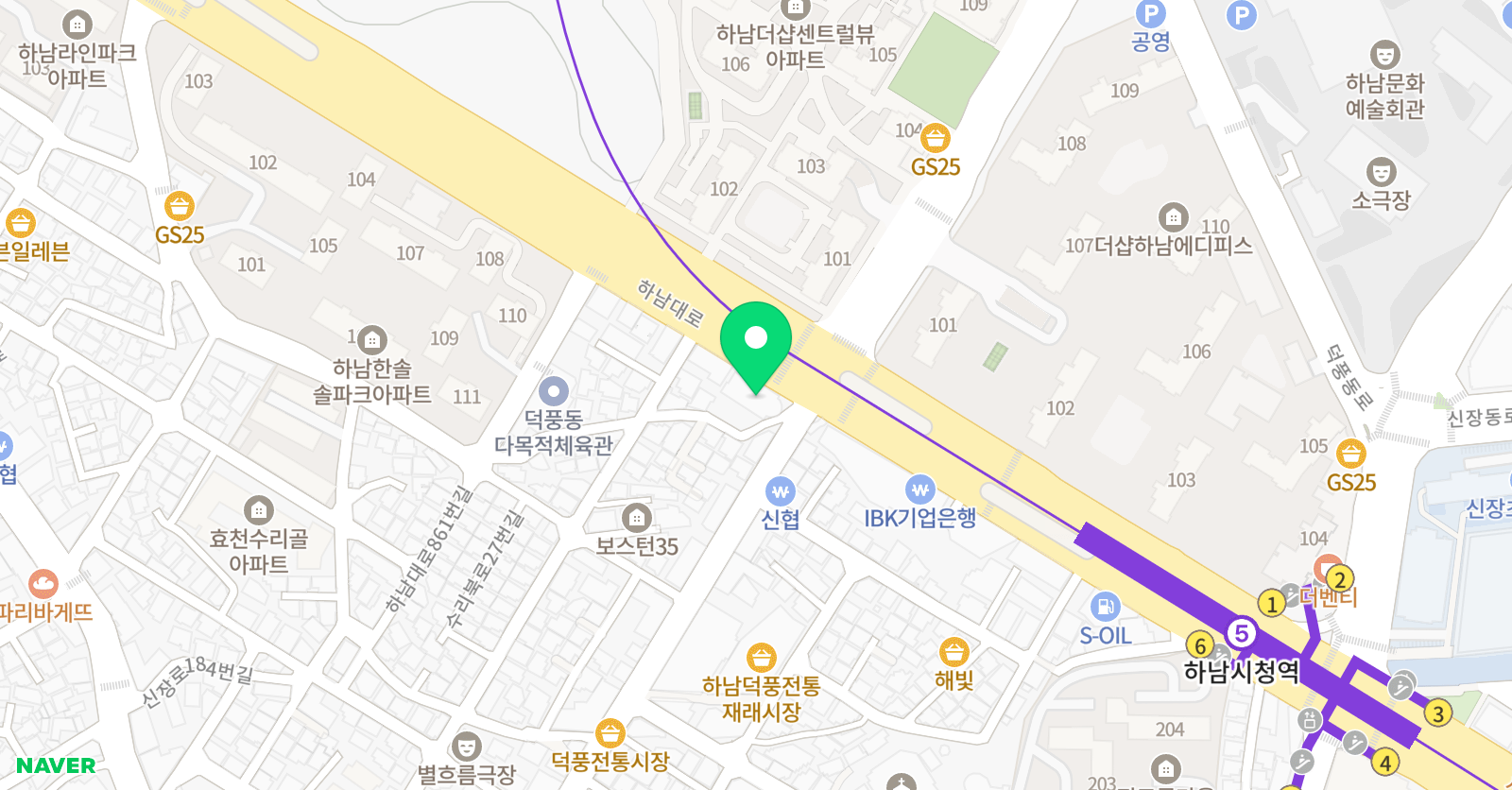 명문 학원 위치