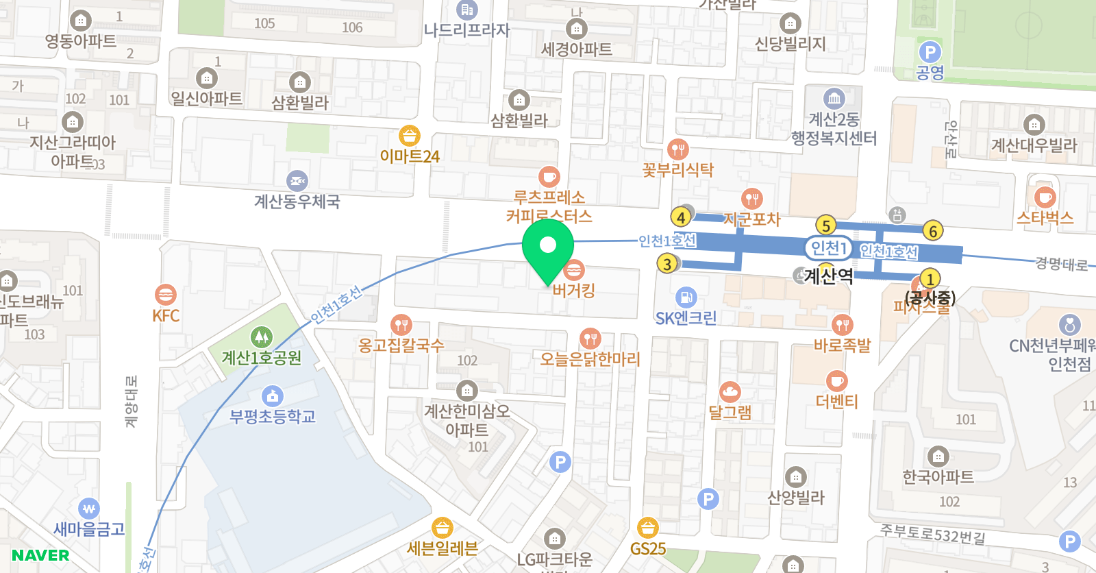 스마트해법 수학영어 해시태그학원 위치