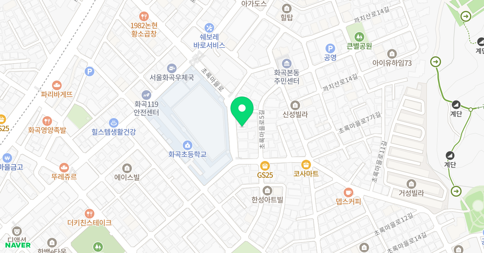 옥스포드 학원 위치