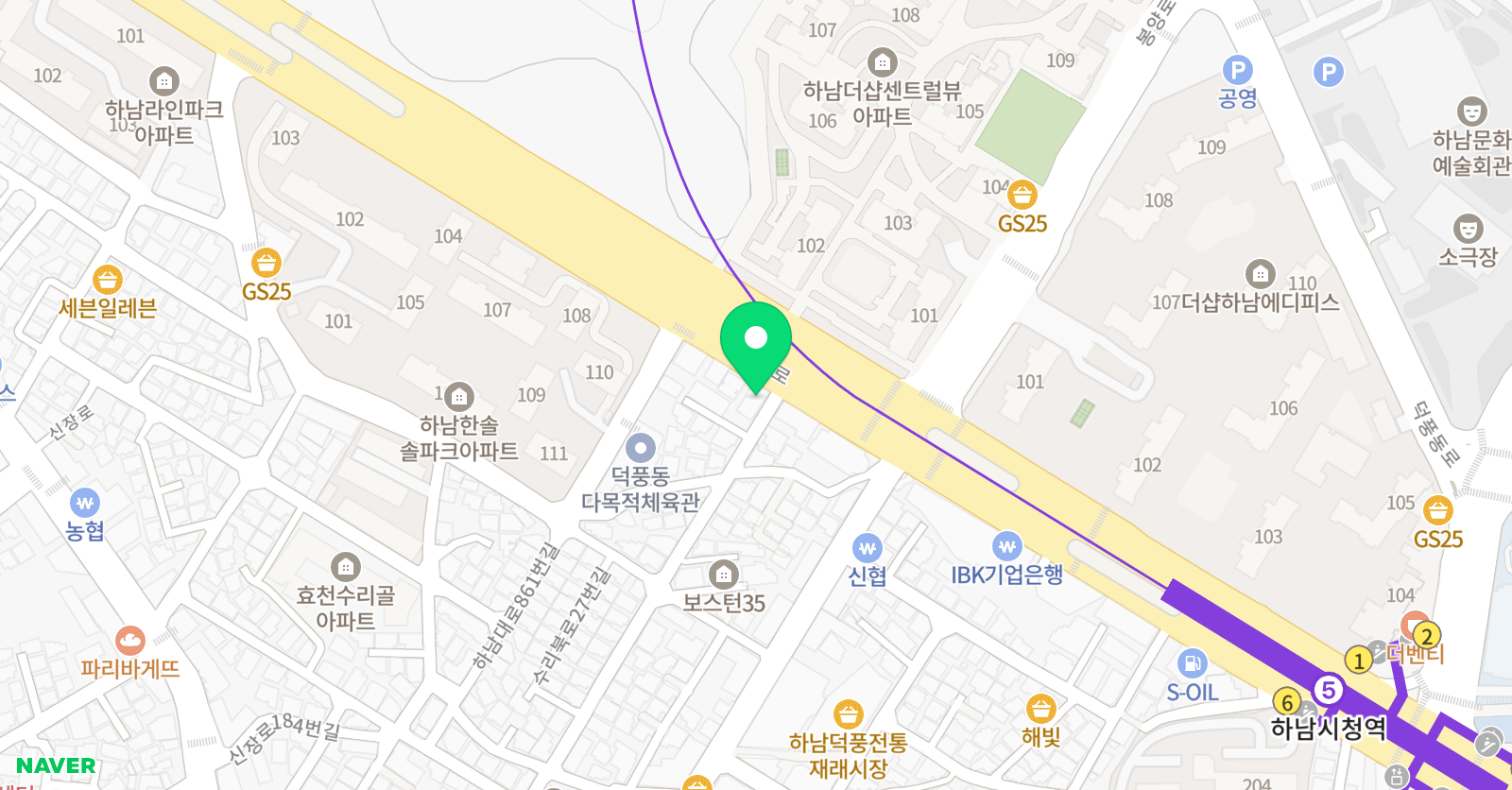 신장궁 정음악학원 위치