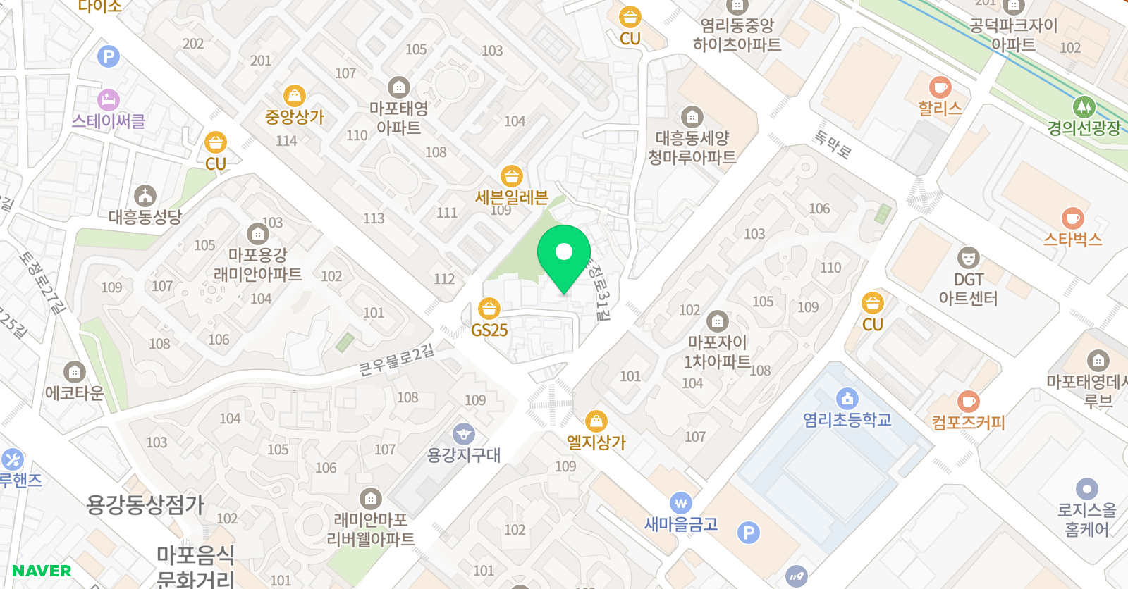 팩토엠수학국어학원 위치