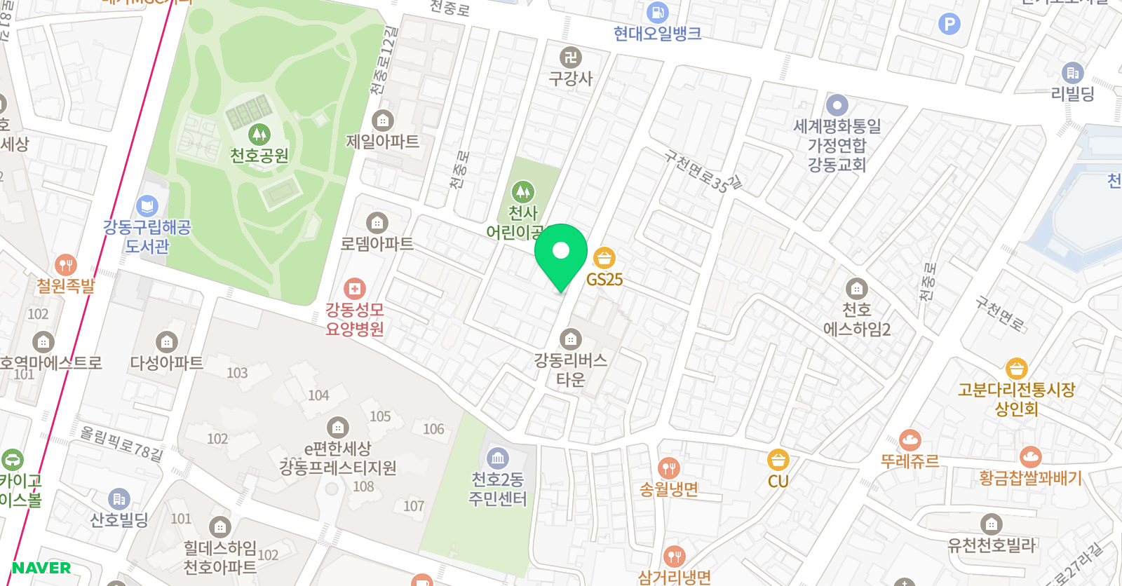 국일 태권도장 위치