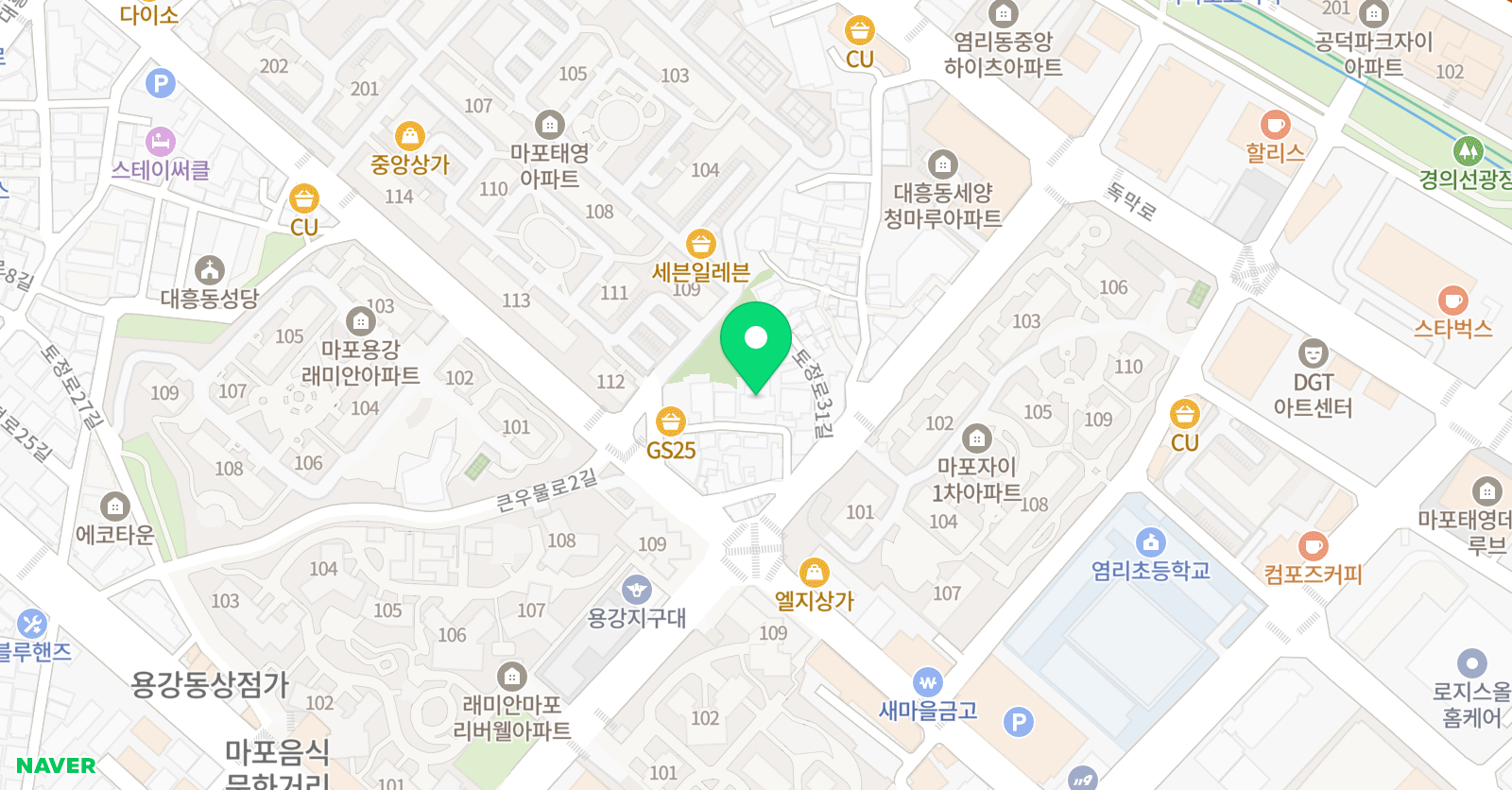 핀란드 문해력연구소 마포대흥캠퍼스 위치
