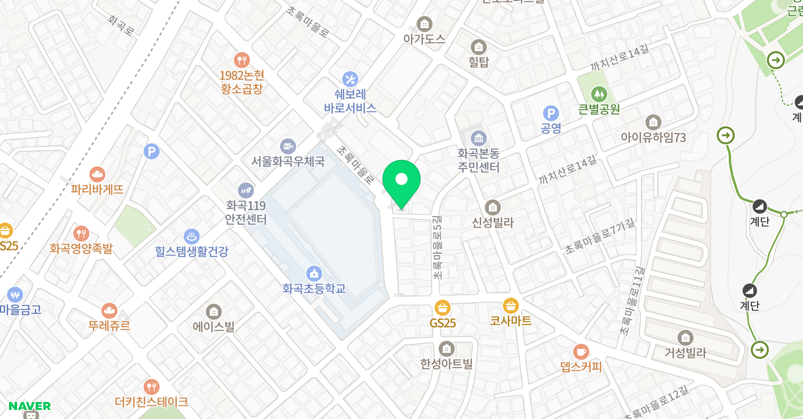 라라 음악학원 강서점 위치