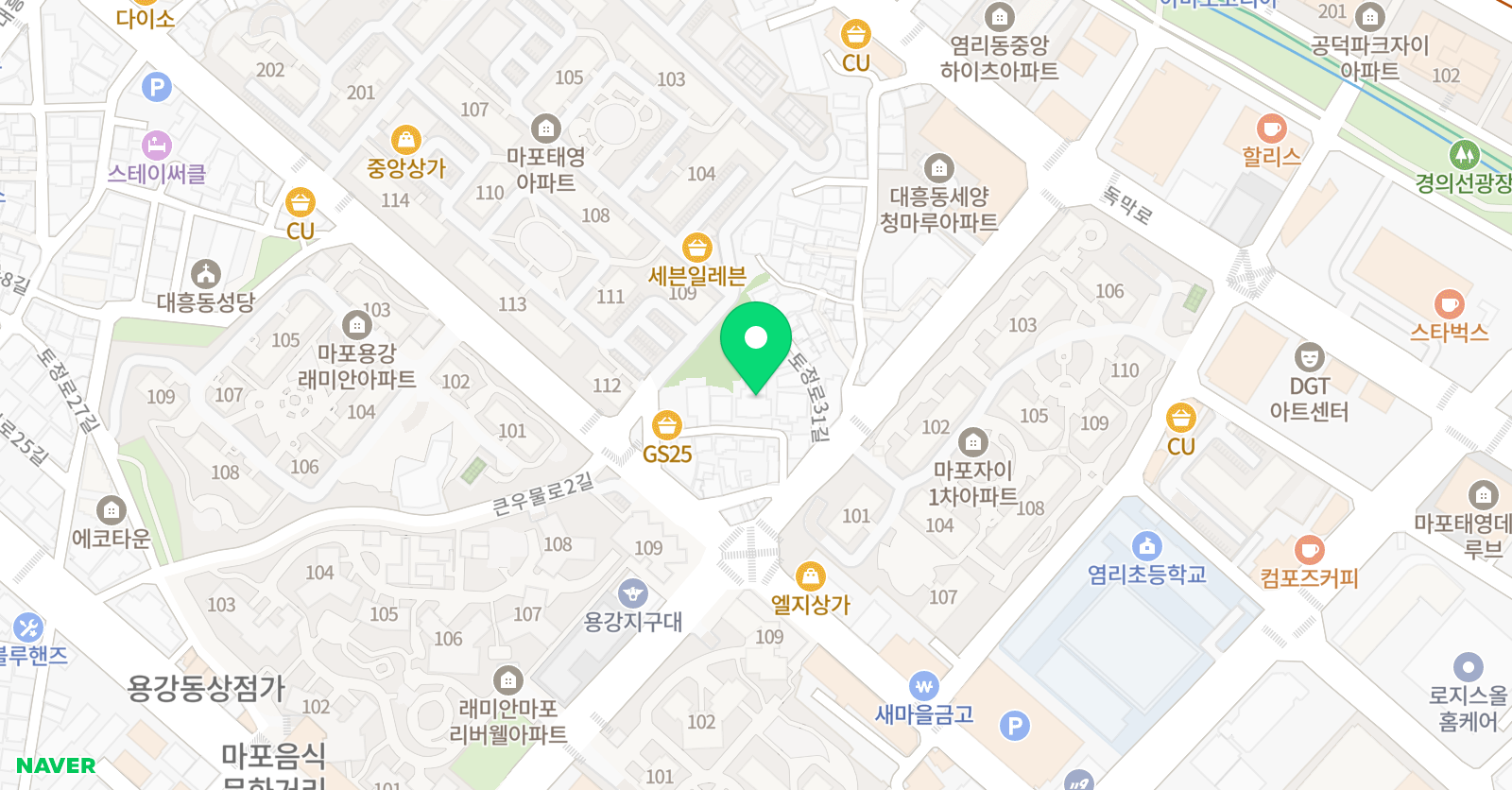 가람 태권도 위치