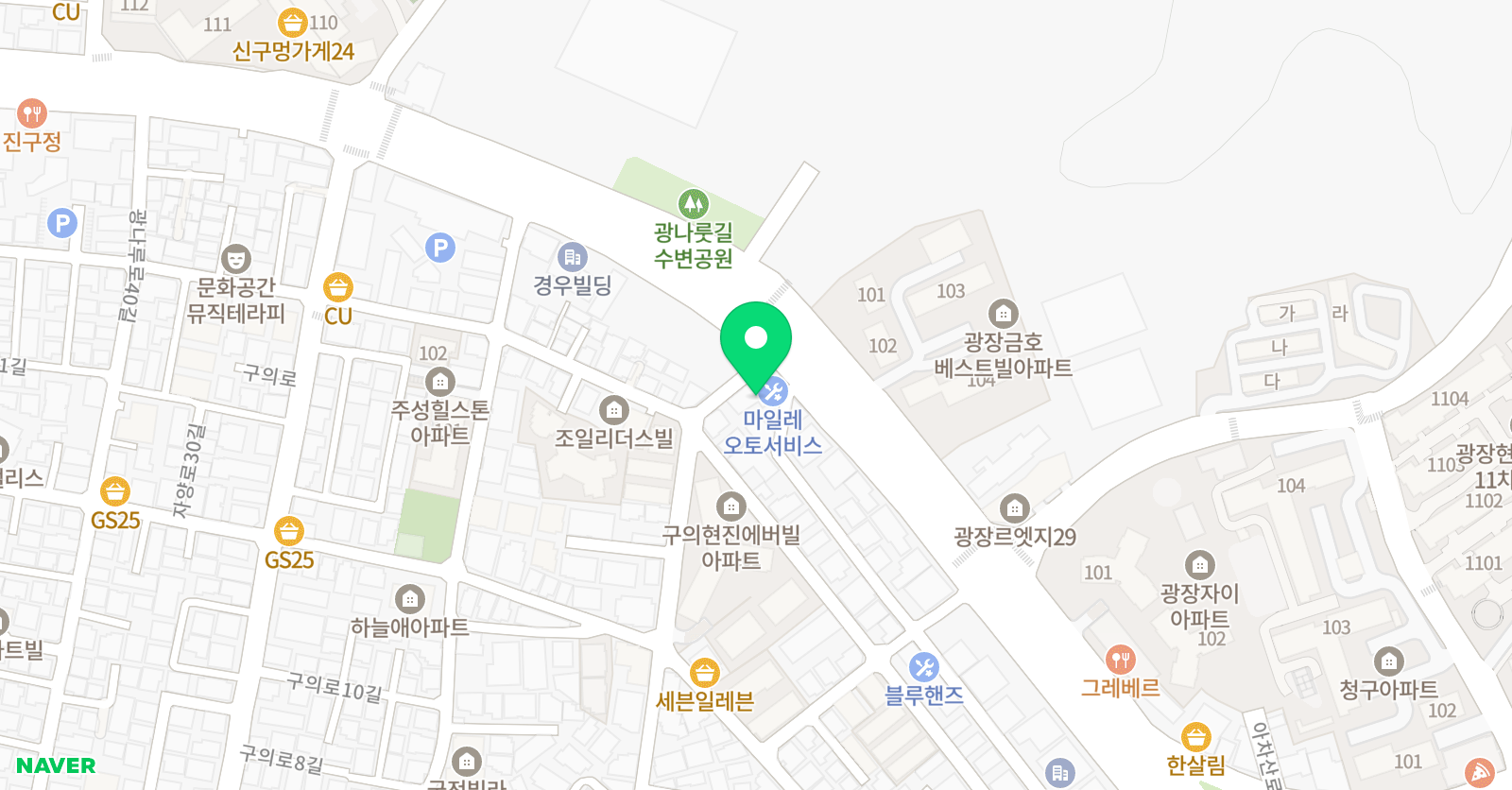 엘리트 영재보습학원 위치
