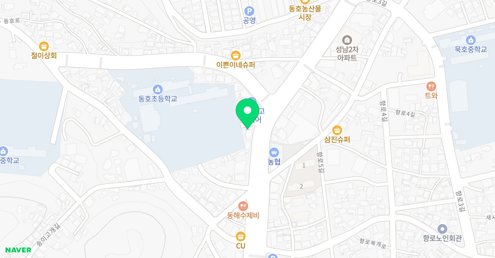 소리숲 피아노학원 위치