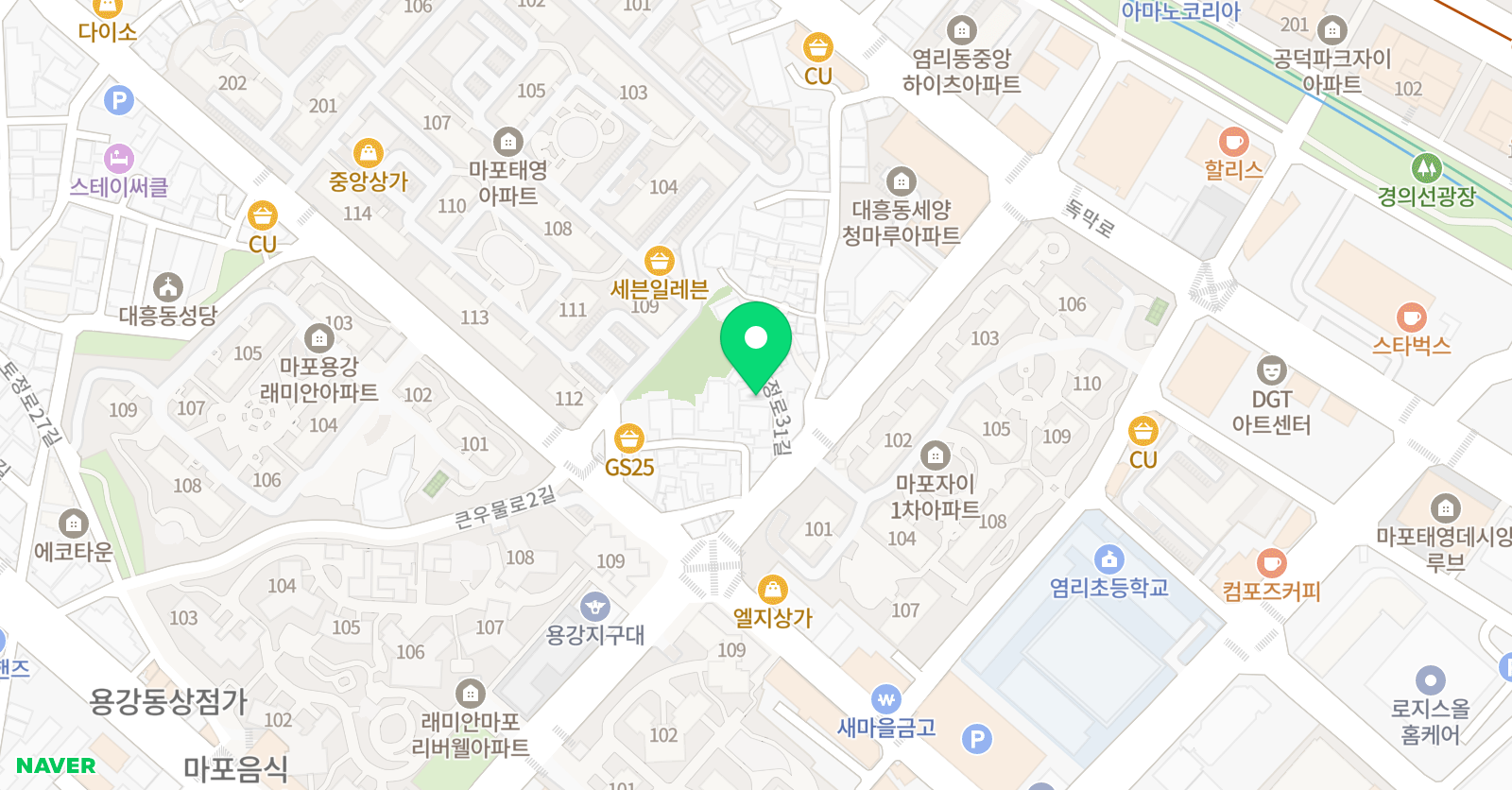 아이들이야기 어학원 위치