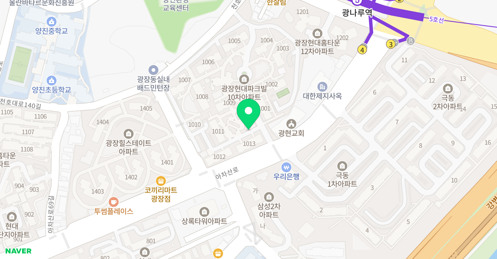 파크빌 바이올린교습소 위치