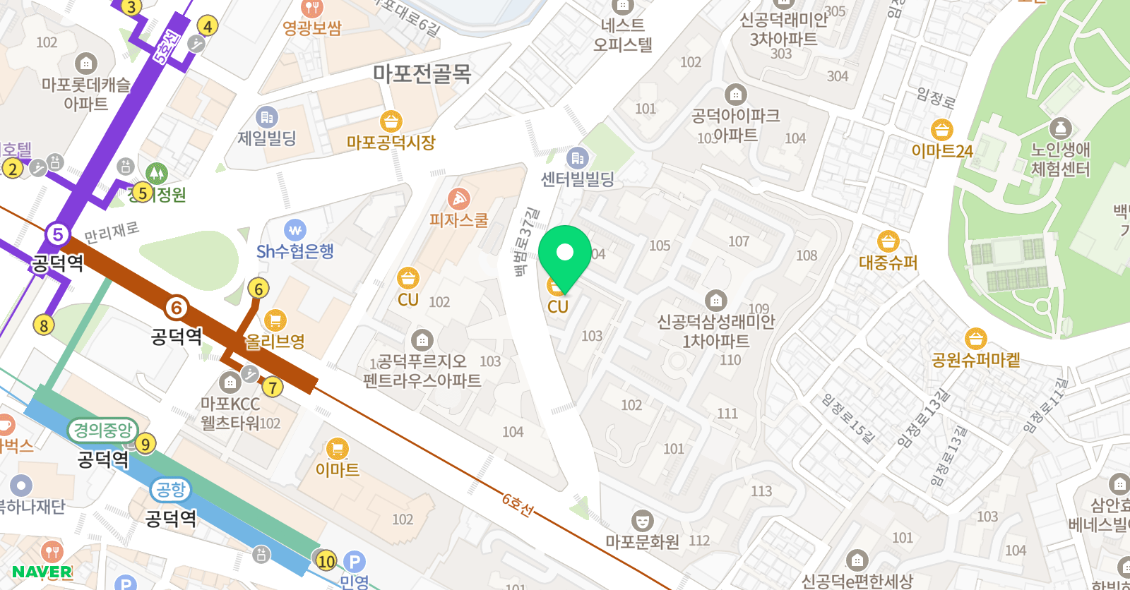 양떼구름 미술학원 마포관 위치