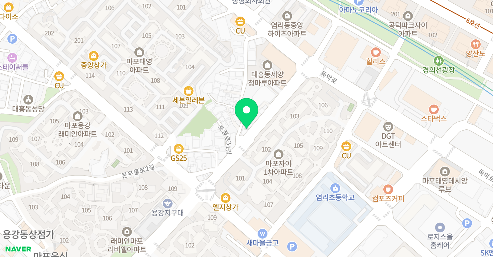 티앤티 키즈파크 어학원 위치