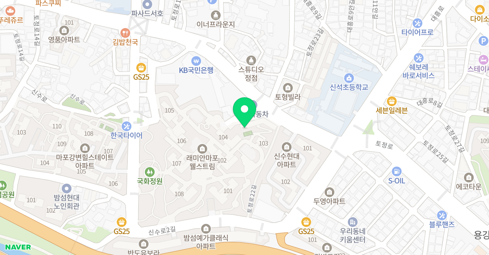 뮤엔 음악학원 위치