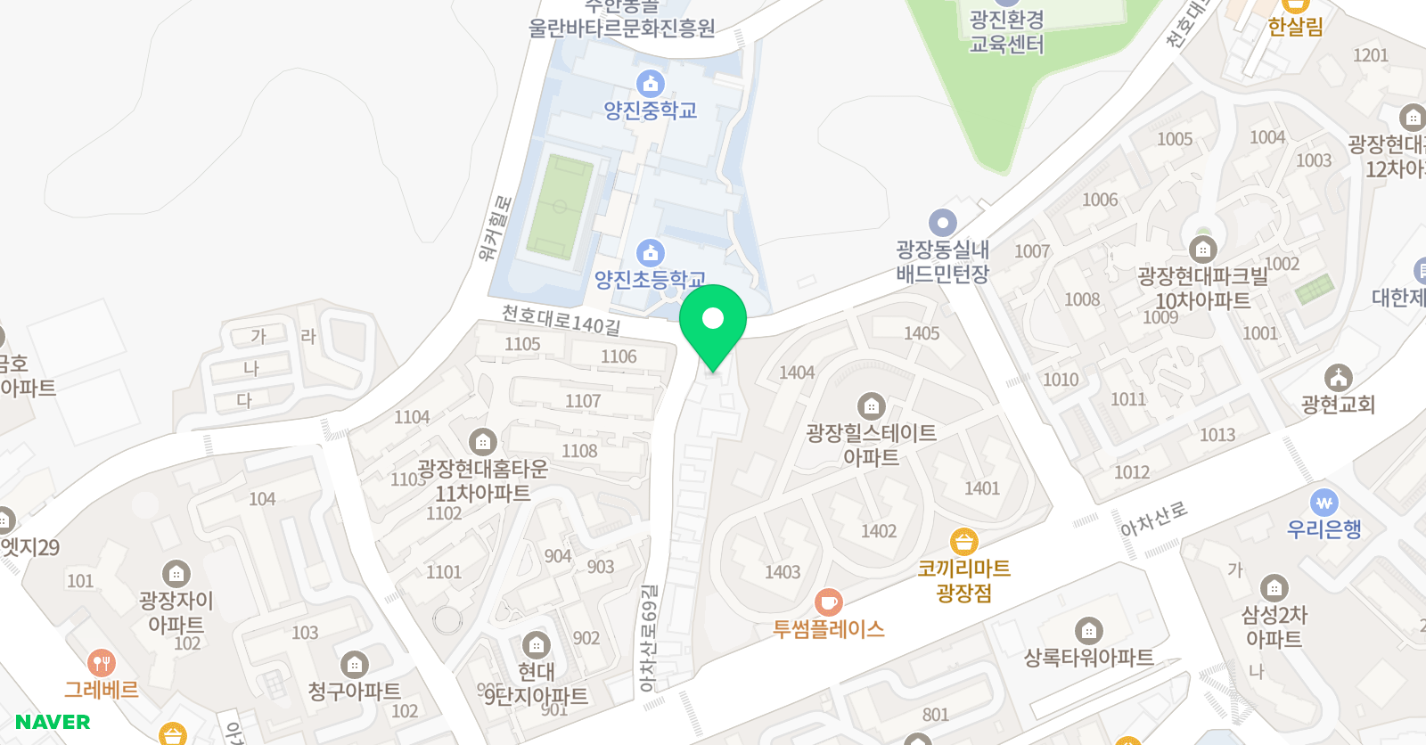아소비 서울광장동점 위치