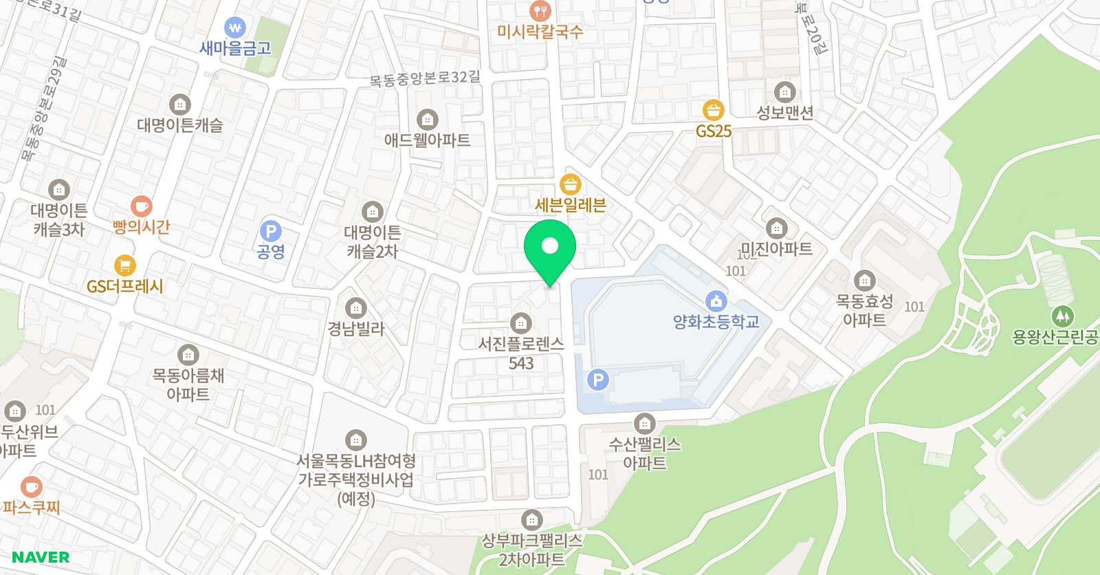 뮤엠 영어 양화초점 위치