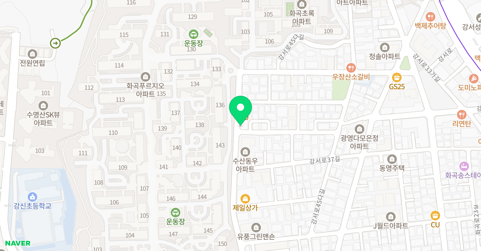매쓰플랜 수학학원 위치