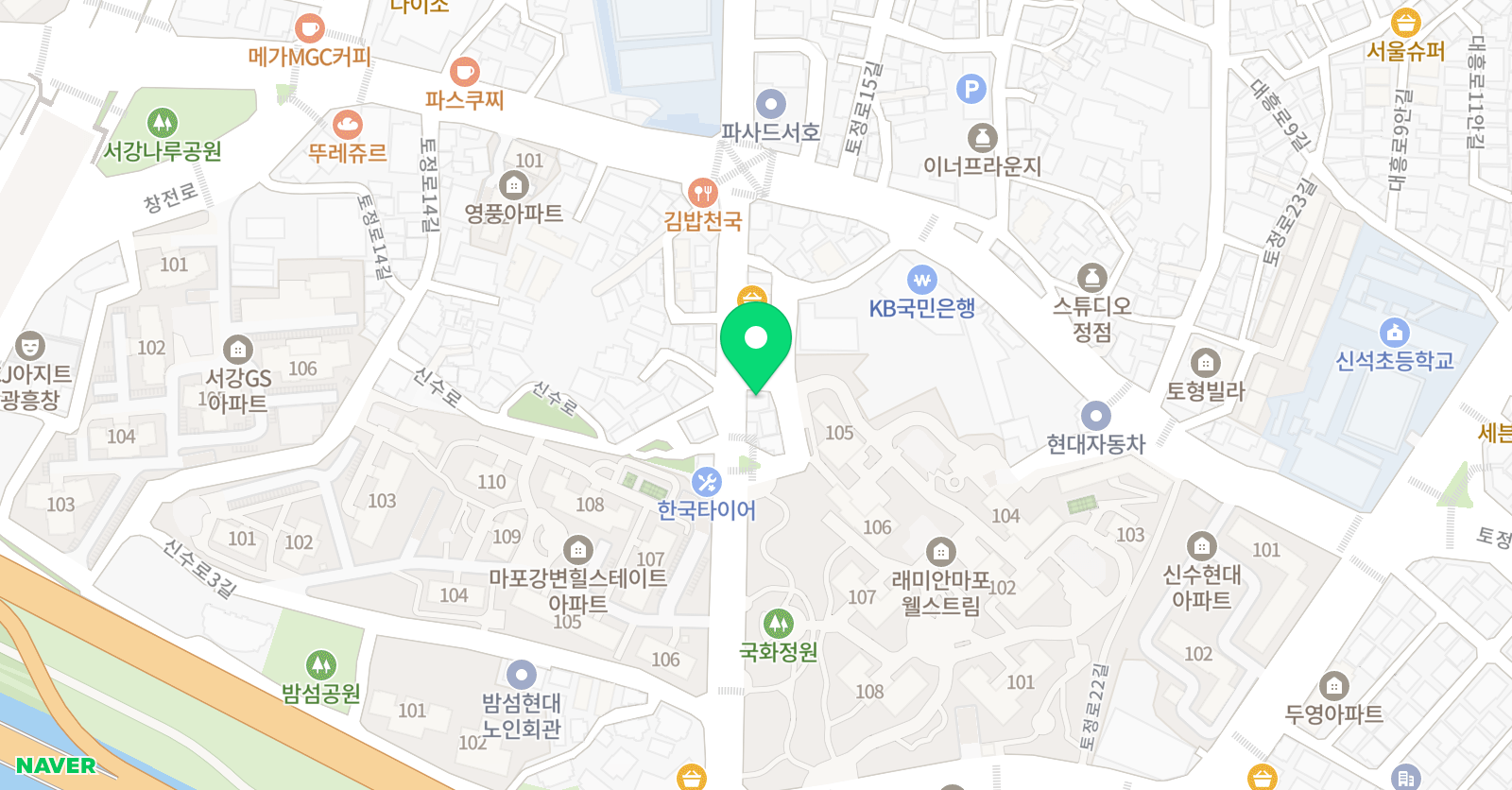 스마트해법 영어 신수래미안 영어교습소 위치