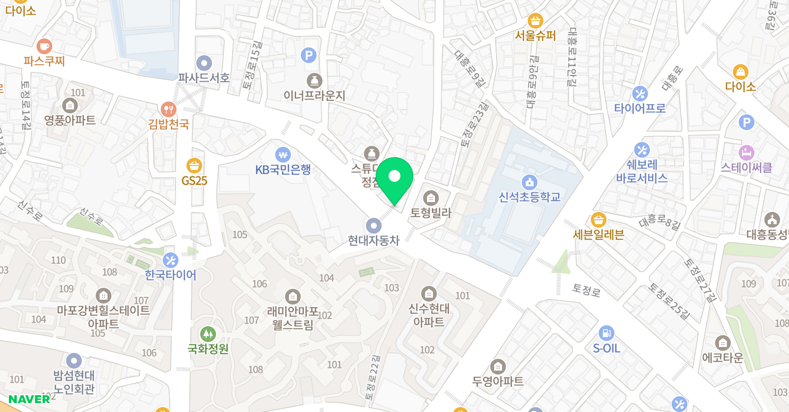한우리독서토론논술 마포웰스트림독서교실 위치