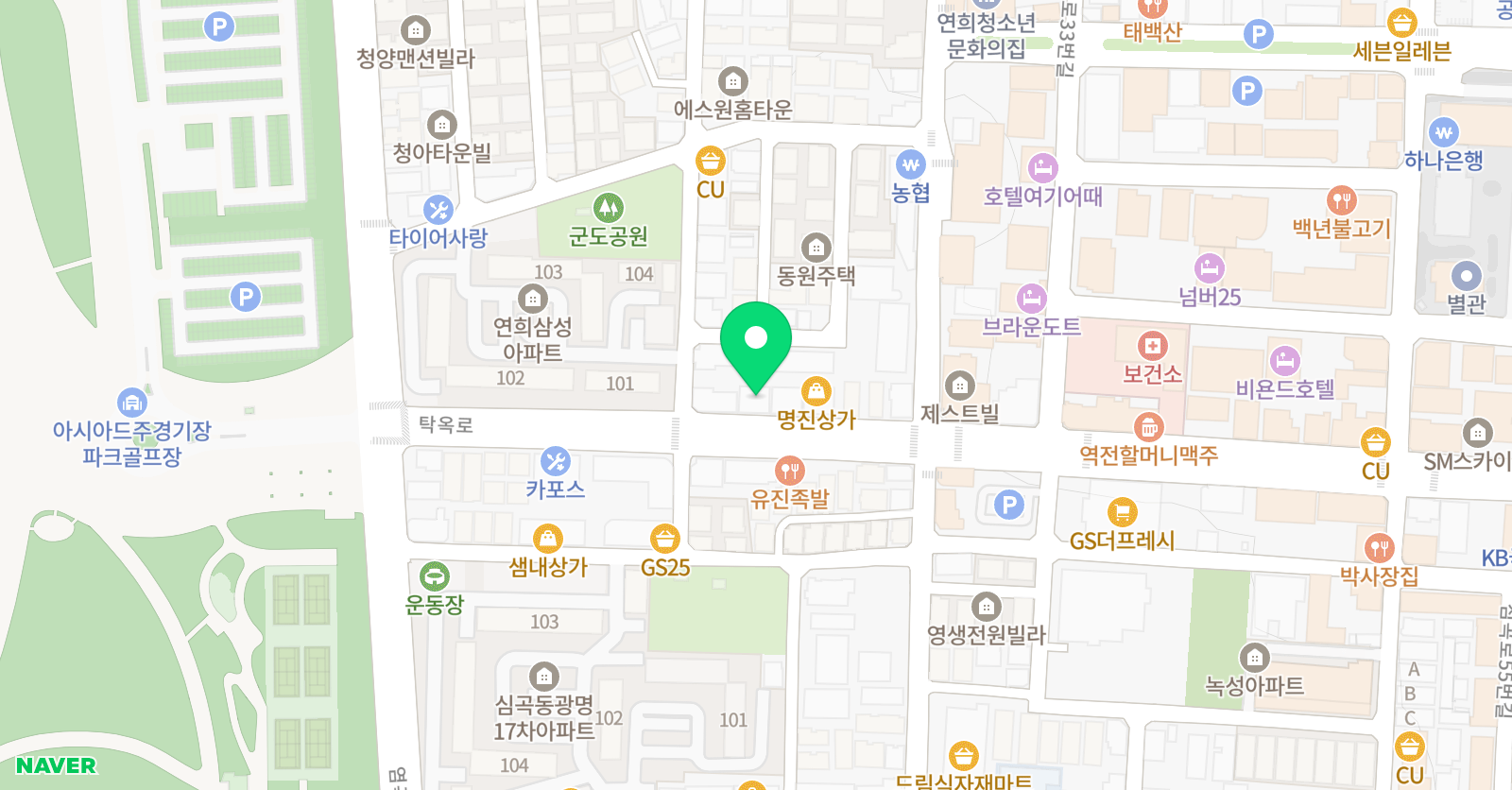 핵심 학원 위치