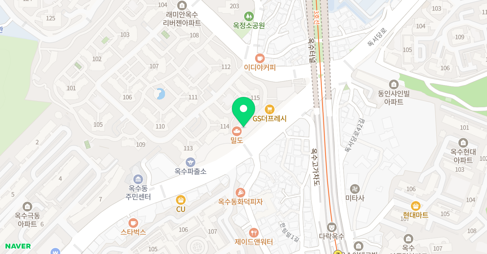 비아코 스튜디오 미술학원 1관 위치