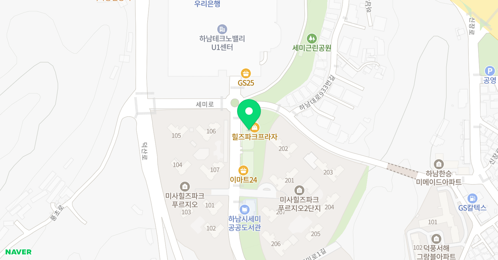 수학의 숲 수학교습소 위치