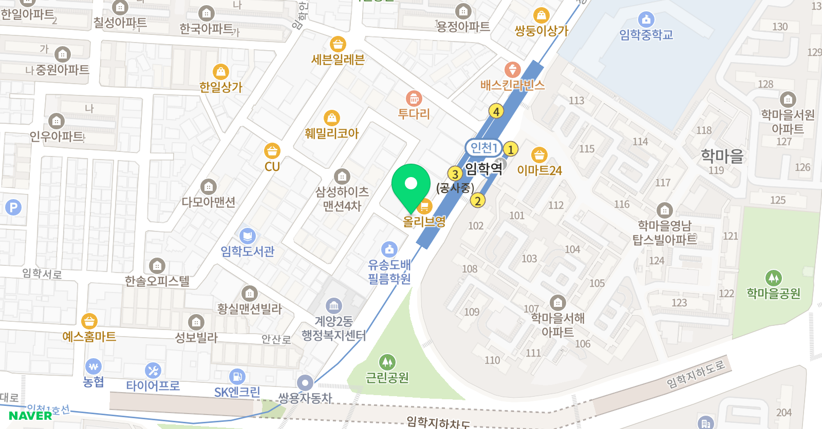 대치동GP어학원 계양캠퍼스 위치