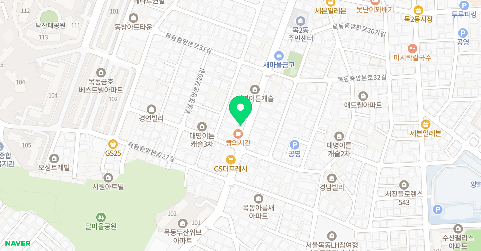소리숲 음악교습소 위치