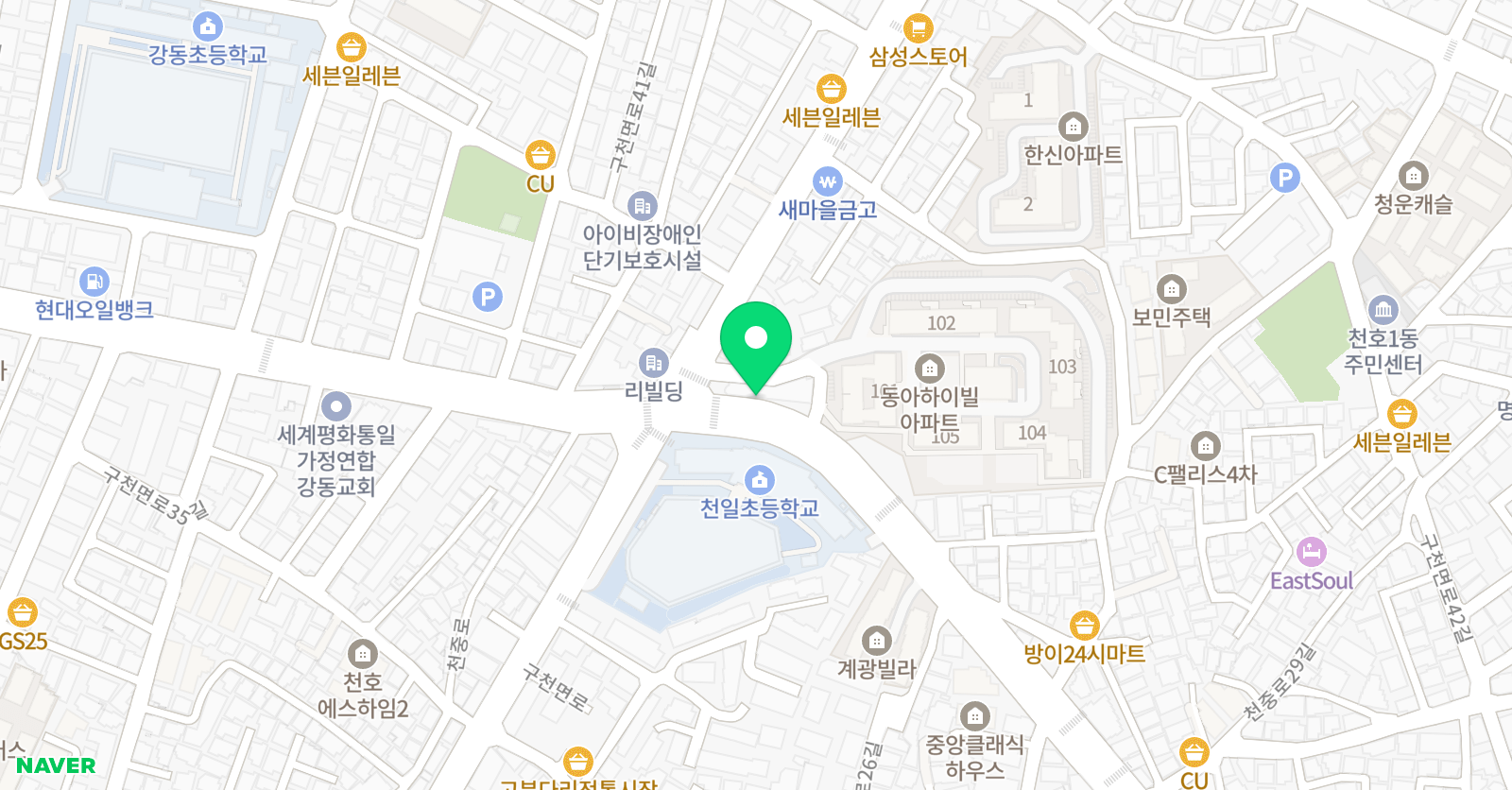 올림픽 태권도 위치
