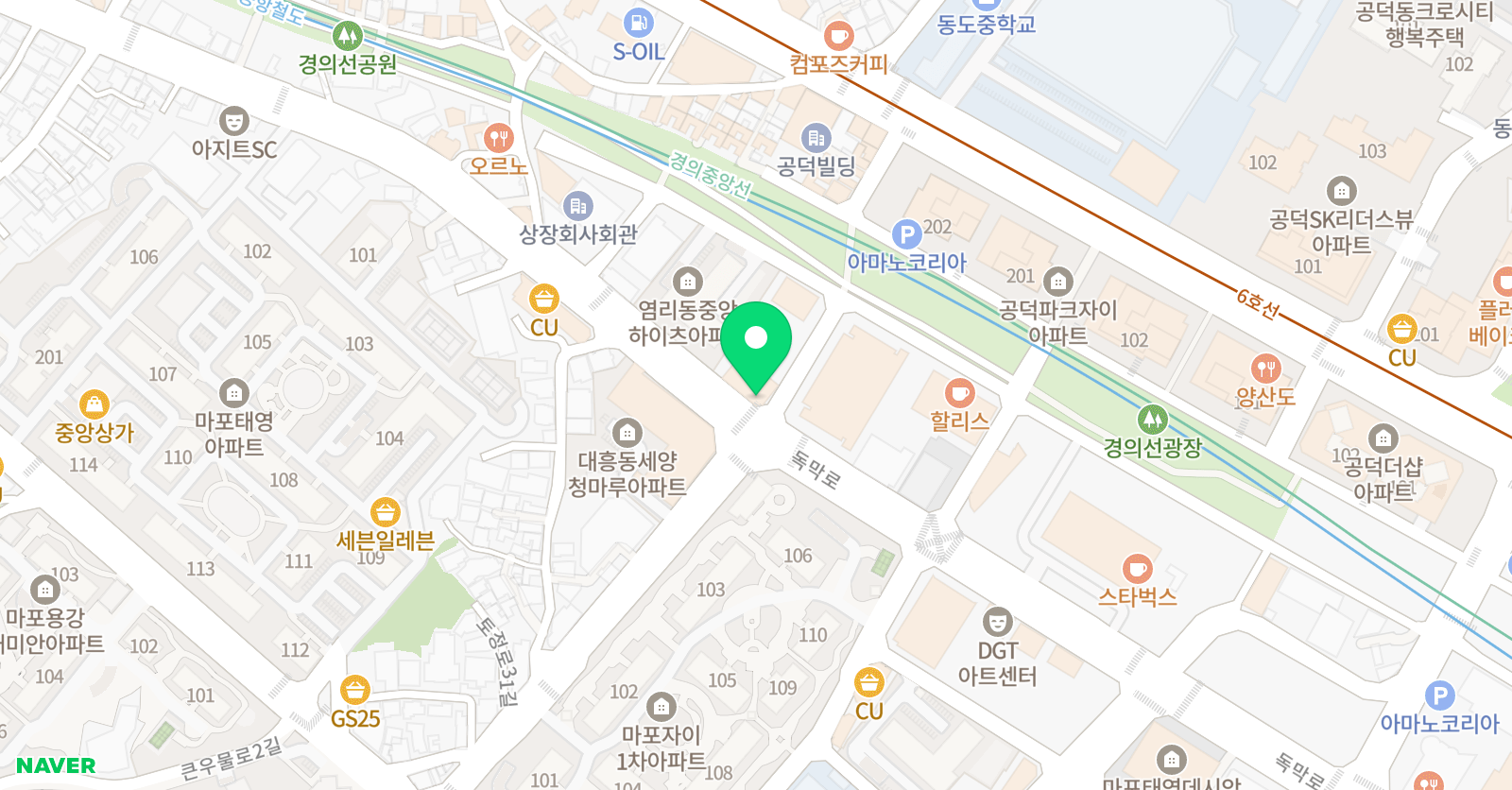 대치해법수학교실 공덕관 위치