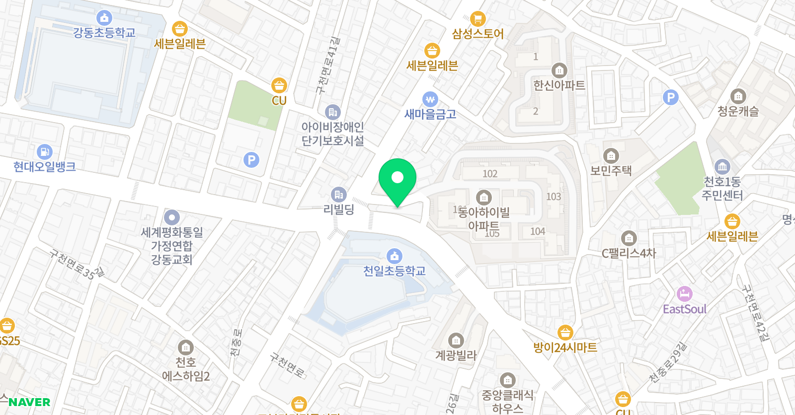 아뜰리에 미술 위치