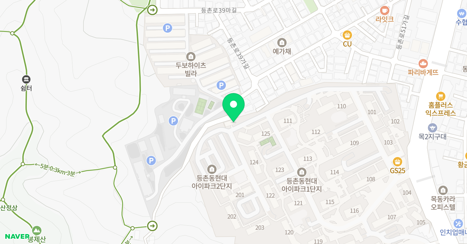 신성 태권도 위치