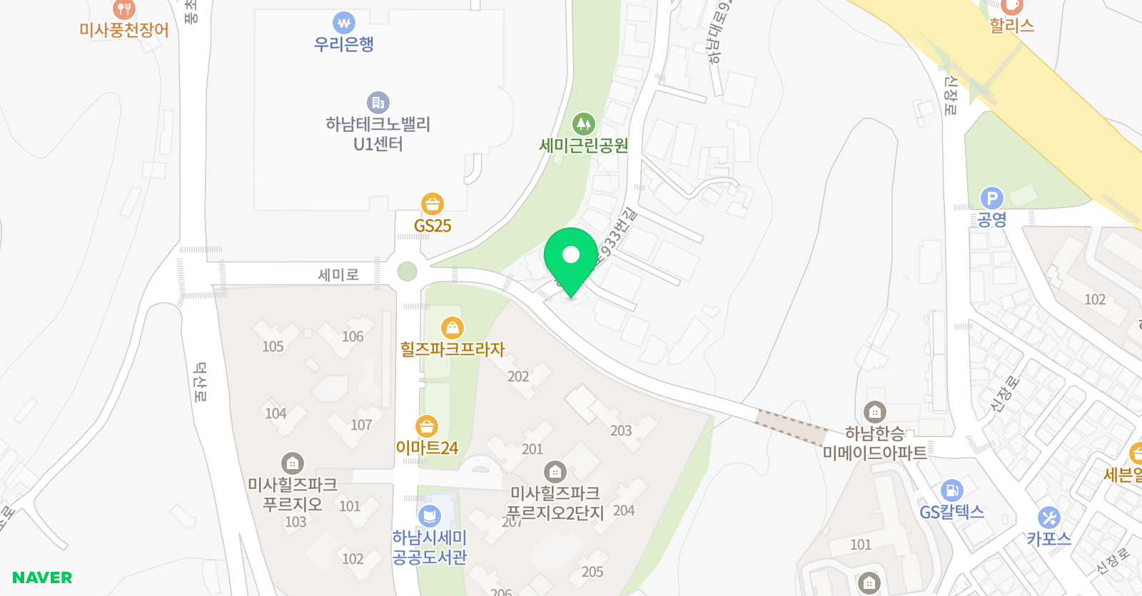 디어키즈 잉글리쉬 스튜디오 위치