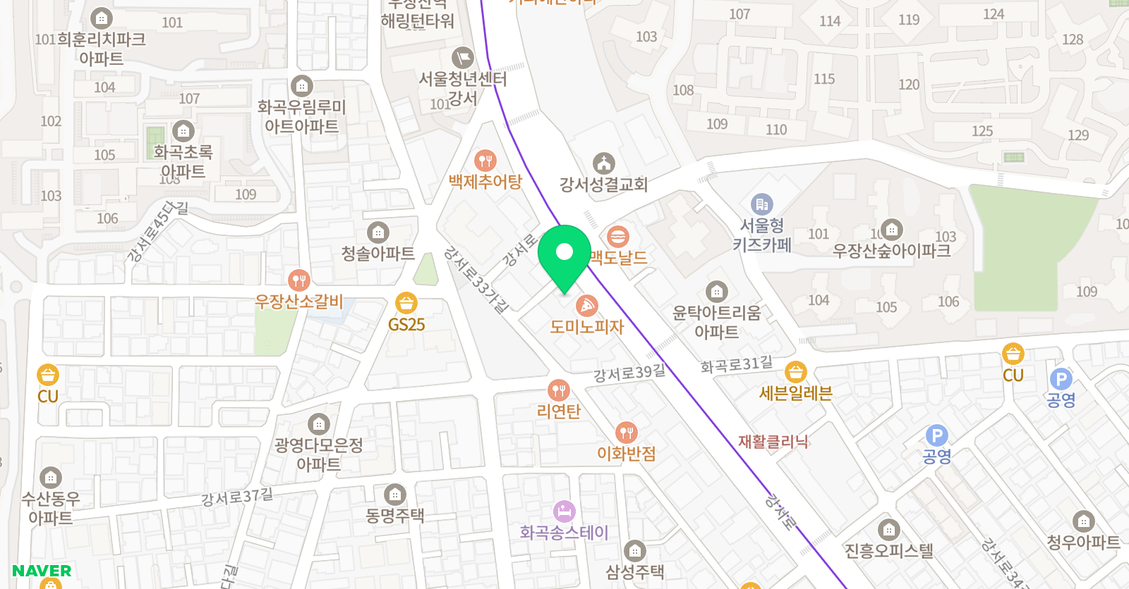 애니캣 미술학원 위치